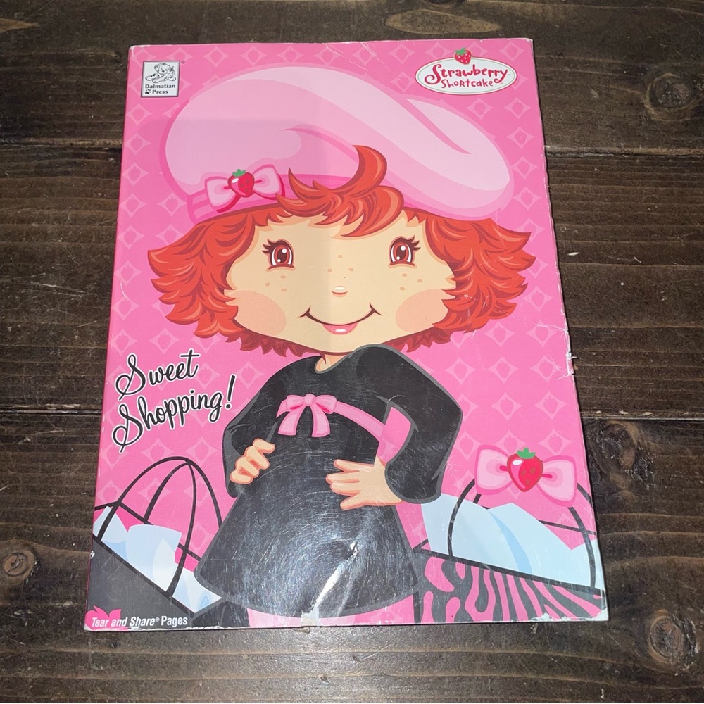 Vintage Strawberry Shortcake activity or coloring book 2006